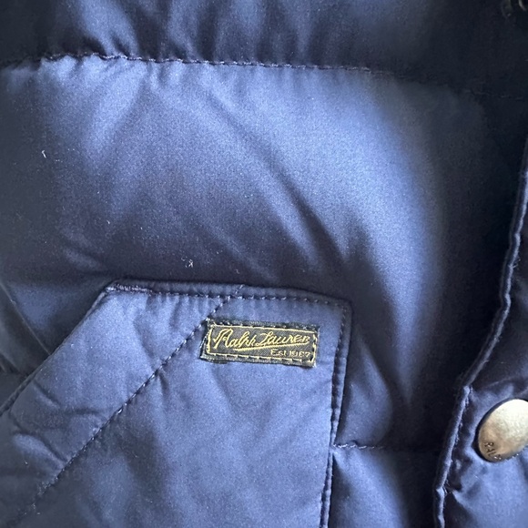 Polo Ralph Lauren Boys Blue Down Puffer Jacket size 12M - Picture 4 of 9